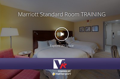 Hotel Marriott with 3D 360 VR TOUR, online photo quality displays, great for training.